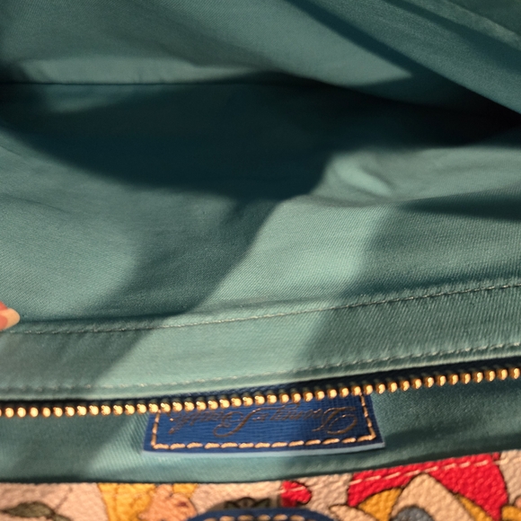 Dooney & Bourke Alice in Wonderland Tote Bag Multicolor NWOT - Picture 6 of 16